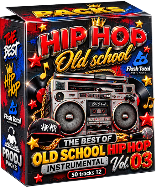 Capa do pack Hip Hop Old School Instrumental Vol. 03