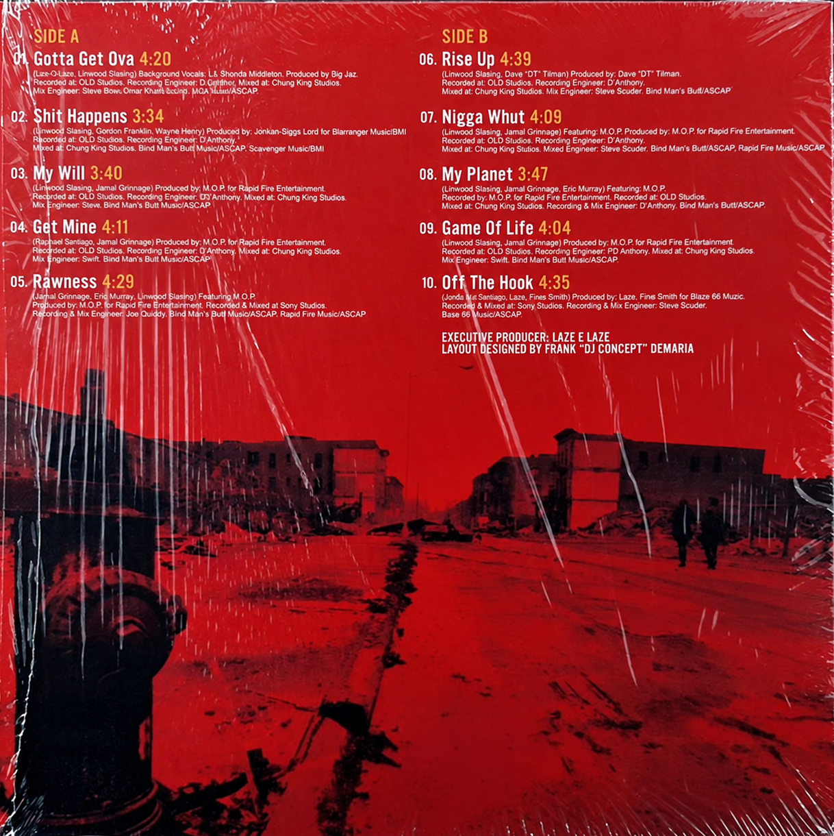 Contracapa original do vinil My Will, de Teflon