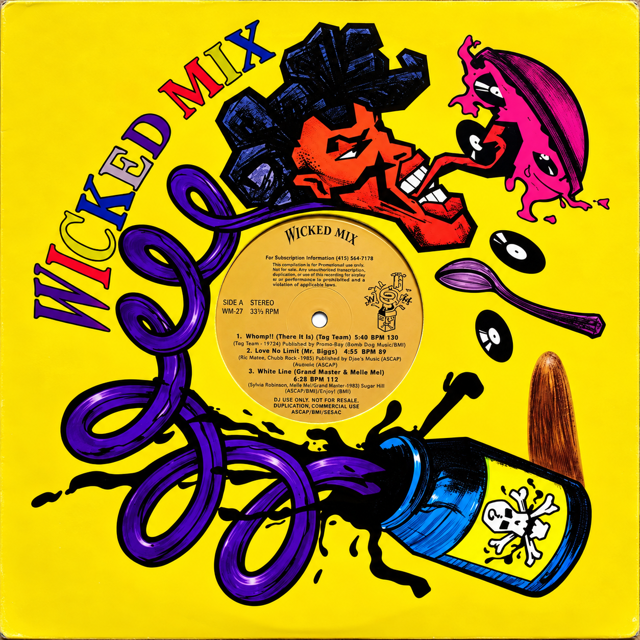 Capa do disco VA – WICKED MIX 27 (1993) | VINYL EDITION