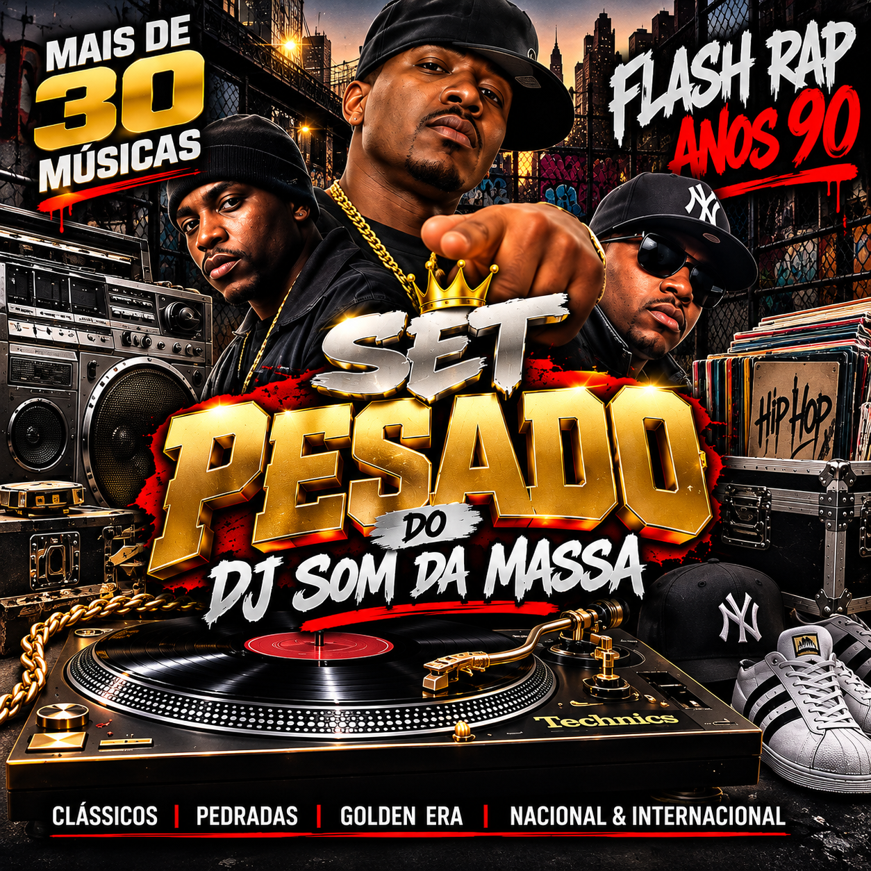 Capa do pack PACK SET PESADO — DJ SOM DA MASSA