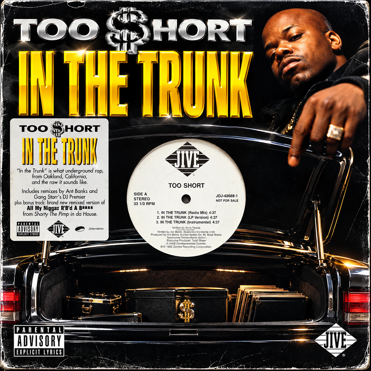 Capa do disco Too $hort – In The Trunk (Vinyl 12")